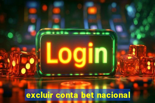 excluir conta bet nacional